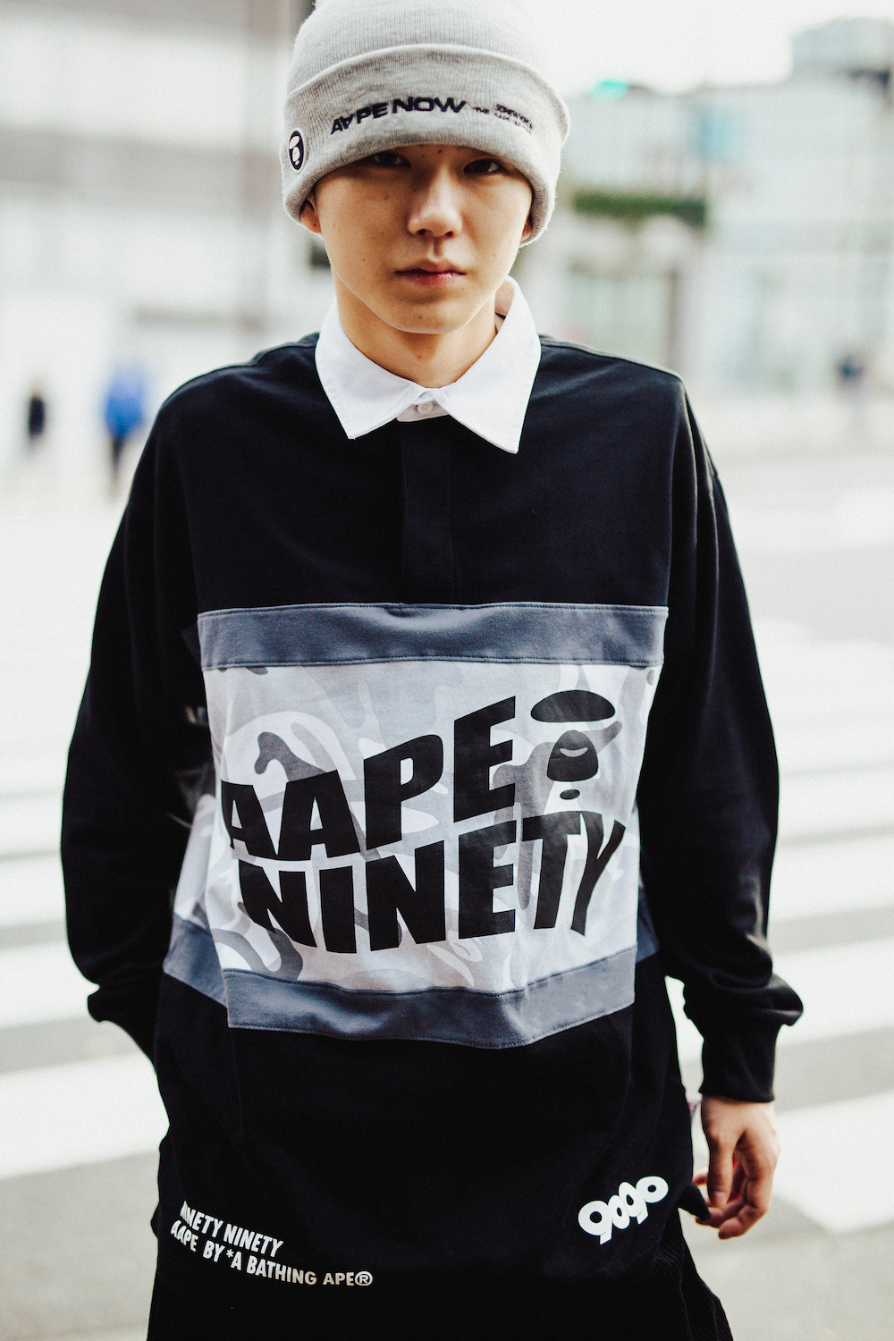 9090 Aape ベースボールシャツ 未使用タグ付き - Tシャツ/カットソー